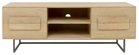 Kare Design Mulino Modern Tv-meubel Licht Mangohout - 60x40x121cm.