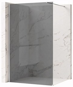 Walk-in douchewand Rea Flexi Grey / Chrome 80