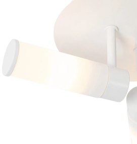 Moderne badkamer plafondlamp wit 3-lichts IP44 - Bath Modern G9 IP44 rond Lamp