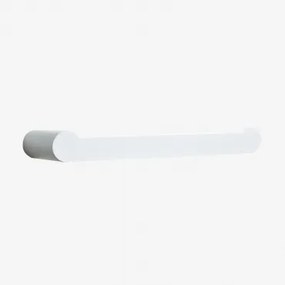 Wandhanddoekrek Met Stang ↔︎20cm Voor Badkamer In Rvs Alameda Wit - Sklum