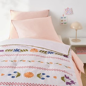 Gewatteerde kinderdekbed, met bloemmotief, Papilio