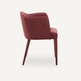 Tafel Fauteuil in fluweel, Leos