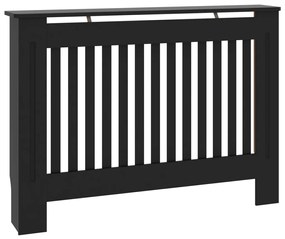 vidaXL Radiatorombouw 112x19x81 cm MDF zwart