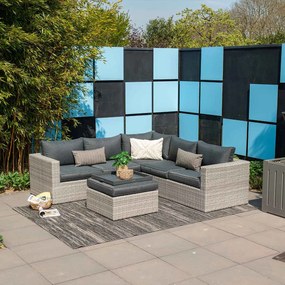 Garden Impressions Bruno loungeset licht grijs incl. lounge stoel