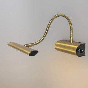 Art Deco wandlamp met dimmer mat goud incl. LED - Tableau Design, Modern Binnenverlichting Lamp