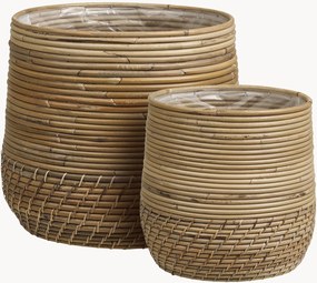 Rotan plantenbakken Moro, 2-delig