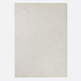 Rechthoekig vloerkleed, golfpatroon, Gioma