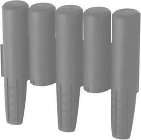Prosperplast Palisada Tuinrand - Grijs - Set van 10 stuks (2,7 meter)