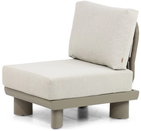 Hoek loungeset 6 personen Aluminium/Rope /Ceramic stone Taupe  Santika Furniture Santika