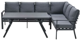 Garden Impressions Senja lounge dining set 3-delig rechts - mystic grey