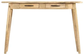 vidaXL Wandtafel 115x40x75 cm massief ruw mangohout