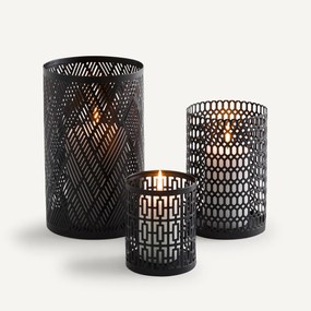 Metalen kaarshouders, Bataglia (set van 3)