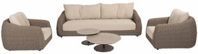 4 Seasons Outdoor Maxime 3-zits loungebank terre  Loungebank    bruin weerbestendig