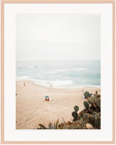 Ingelijste digitale print Soft Beach