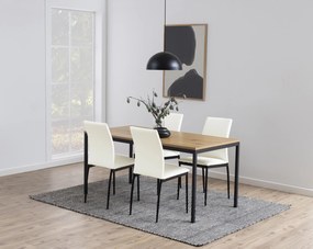 stoelen FLOP eco-leer wit (licht ecru) - modern voor woonkamer / eetkamer / keuken / kantoor