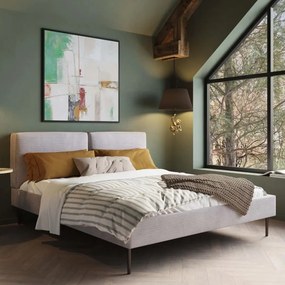 Kare Design East Side 2-persoons Bedframe Grijze Stof 160 Cm