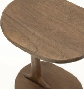 By-Boo Fenix Bank Bijzettafel Hout Donkerbruin - 40 X 30cm.