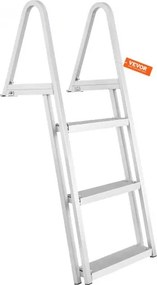 VEVOR leunladder 3 treden 159kg boot leunladder afneembaar 610x455x1225mm