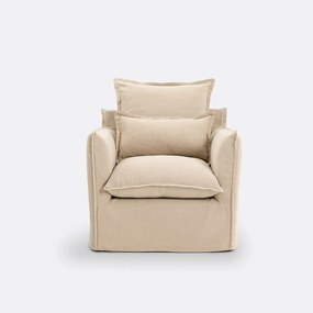 Fauteuilhoes in dik linnen, Odna