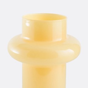 Gekleurde glazen vaas, hoogte 20 cm, ORLYA