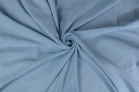 Hoeslaken flanel - 100% katoen - 140x200 - wolkblauw
