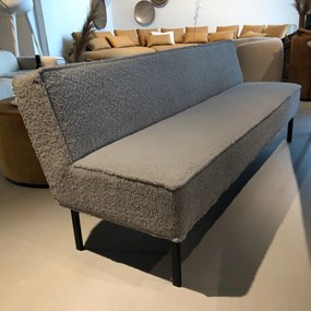 Comfortabele Eetkamerbank Teddy Taupe