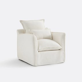 Fauteuil, afneembare hoes, in gemêleerd polyester, ODNA