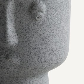 Geglazuurde keramische bloempot, H15cm, Lesego