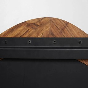 Kare Design Jorge Organische Spiegel Acacia Hout - 80x78cm