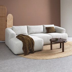 Beige Designbank Hoek Links