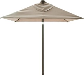 Madison Triangle stokparasol 210x130 cm automatisch - ecru