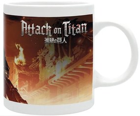 Koffie mok Attack on Titan - Key Art