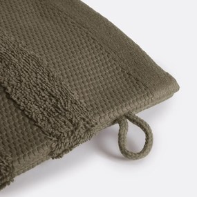 Set van 4 washandjes van gekamd katoenen van 600 g/m², KHEOPS