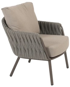 Taste by 4 Seasons Cannes low dining tuinset met Donato tafel 160 cm LoungestoelTuinstoel   bruin weerbestendig