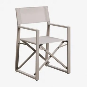 Pack Van 2 Opvouwbare Regisseursstoelen Voor In De Tuin Van Staal Antoliana Moka Bruin - Sklum