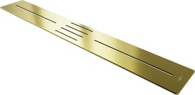 Mexen Toro afdekking voor douchebak 170-200 cm, goud - 43930050