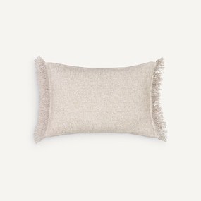 Kussenhoes met franjes in linnen/katoen/lyocell, Ileia