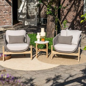 Garden Impressions Aberdeen loungeset 3-delig - grey sand