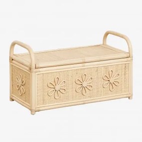 Dahlia Kids Rotan Hutkoffer Natuurlijk - Sklum