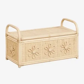 Dahlia Kids Rotan Hutkoffer Natuurlijk - Sklum