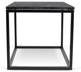TemaHome Prairie Zwart Marmeren Tafeltje Met Zwart - 50 X 50cm.
