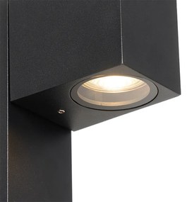 Industriële staande buitenlamp zwart 35 cm IP44 - Baleno Modern, Landelijk / Rustiek, Industriele / Industrie / Industrial GU10 IP44 Buitenverlichting