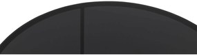 Goossens Salontafel Arendal rond, glas zwart, elegant chic, 90 x 39 x 90 cm