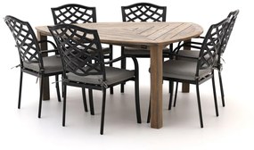 Hartman Berkeley/Triangular 170cm dining tuinset 7-delig