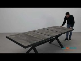 Hartman Milaan/Ottowa 205-265x100 cm. - 7-delige verstelbare tuinset