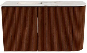 Mondiaz Joya DLux 70cm toiletmeubel ronding rechts ruby met wastafel faye links 1 kraangat frappe