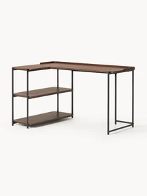 Houten Renee hoekbureau in bruin