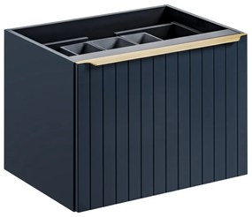 Comad Santa Fe FSC onderkast met ribbelfront 60cm donkerblauw