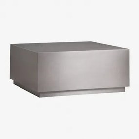 Rectangulaire Tuintafel 100x70 Cm Van Roestvrij Staal Iuraima Geborsteld Roestvrij Staal - Sklum