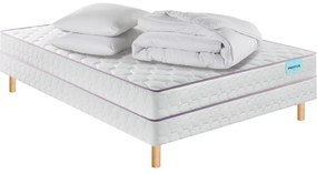 Matras, lattenbodem, dekbed en kussenset